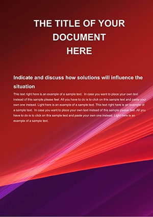 Red Conversion Word document template