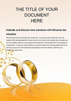 Gold Engagement Rings Word templates