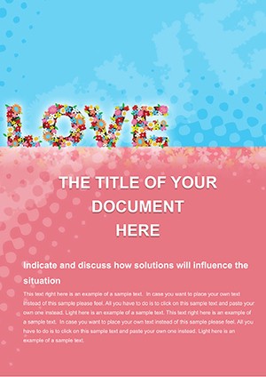 Love Word document template