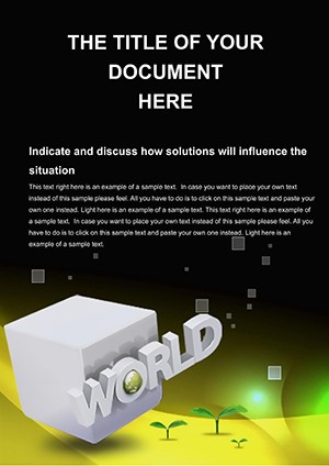 Cube World Word Template: Design Document