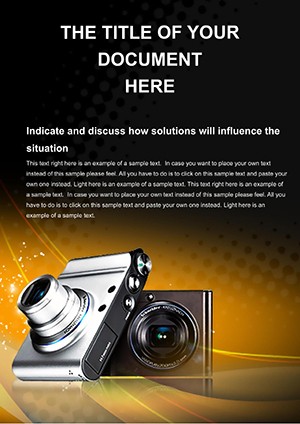 Digital Camera Word templates