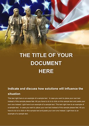 Memorial Day USA Word templates