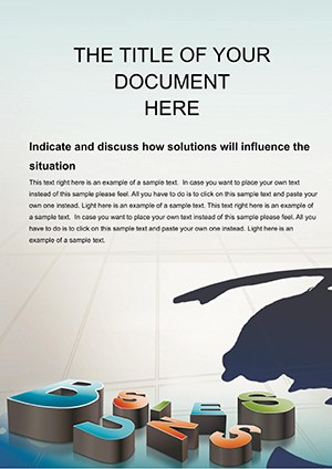 Professional Excellence with Our Business Word Template - Free Download