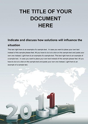 Download History Calendar 2011 Word Template - Timeless Design