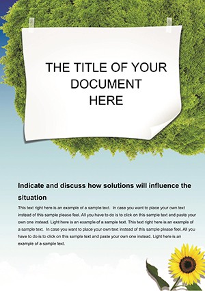 Agriculture : Green Environment Word templates