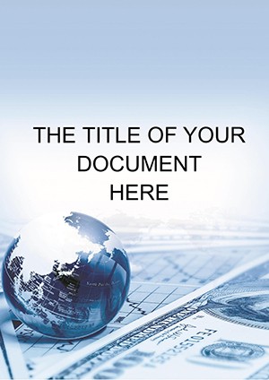 Global Finance Word Template: Design for Professional Documents