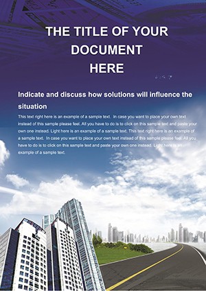 Skyscraper City Word templates