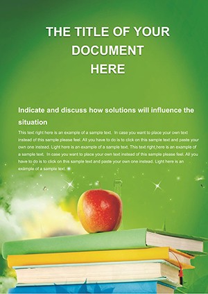 Books and Apple Word templates