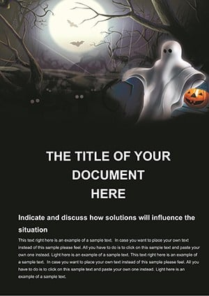 The Ghost and the moon Word templates