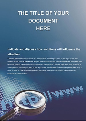 Search Engines Word template