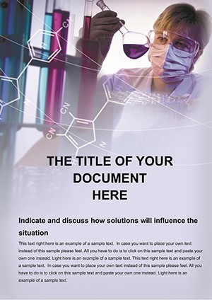 Chemical Investigation Word templates