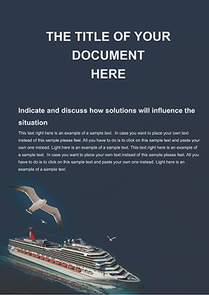 Cruise Ship Word templates