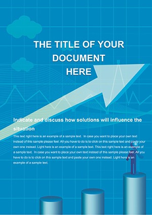 Growth Finance Word Template - Background