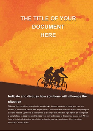 Bicyclist Word templates