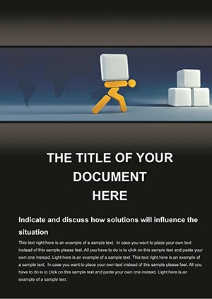 Workflow in Business Word Template