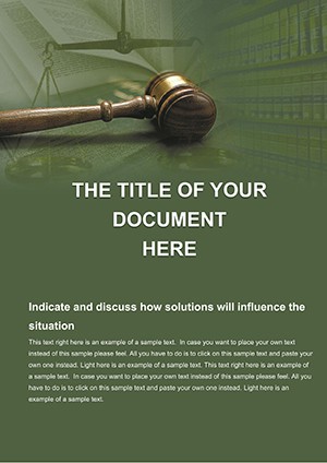 Decree of Judge Word Templates