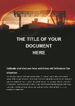 Warehouses and Industrial Word Templates
