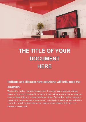 Modern Design of Apartment Word Template