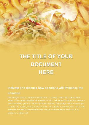 Perfect Pasta Dishes Word templates