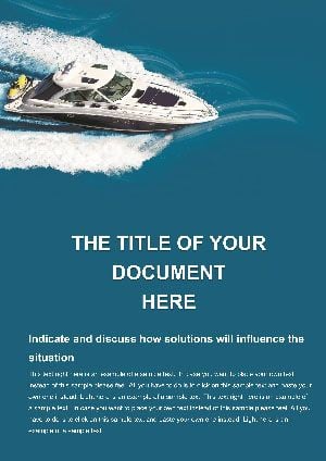 High-speed Motor Yachts Word Templates