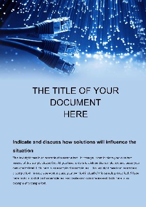 Computer Engineering Word template for print document