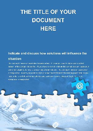 Puzzle Email Word templates