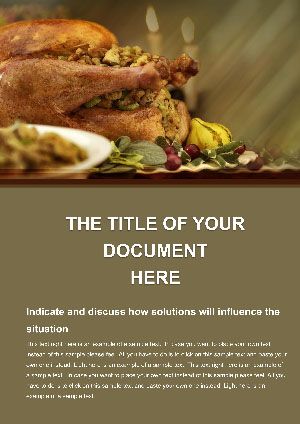 Thanksgiving Turkey Word Templates