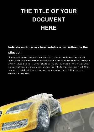 Style Car Word Template | Download | Customizable Designs