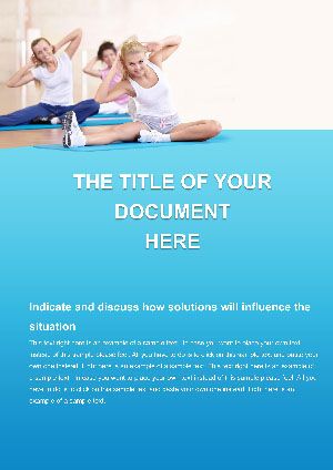 Yoga Exercise Word document template