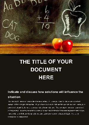 School Board Apple Word templates