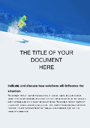 Professional Skier Word templates