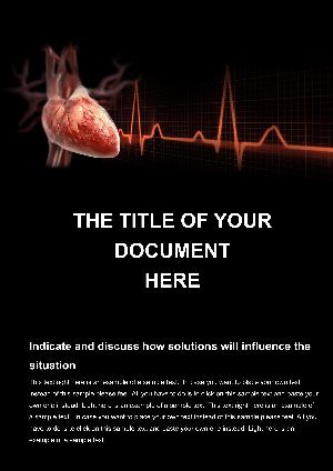 Cardiology Heart Disease Word templates
