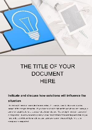 Marketing Ideas Word Template