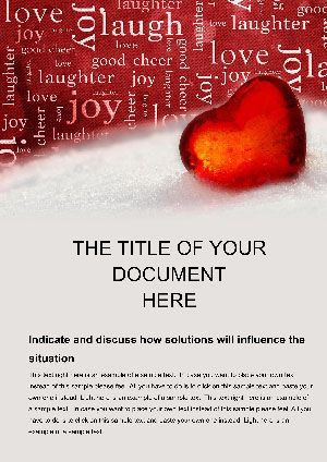 Creativity with Great Love Word Template - Download Print Design