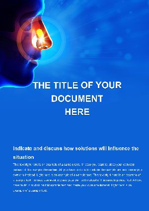 Diseases Nose Word template