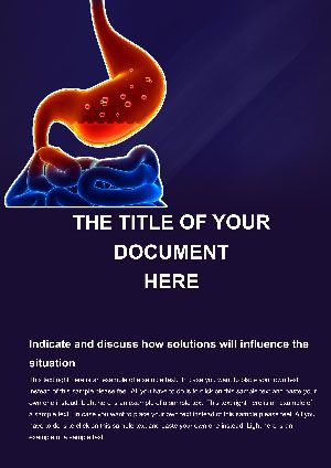 Diseases of the Esophagus - Medical Word Document Template