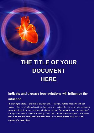 Heart Disease Word templates