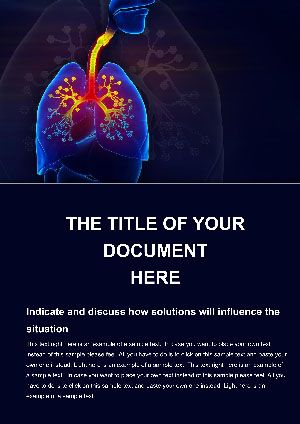 Infection of Lungs Word template