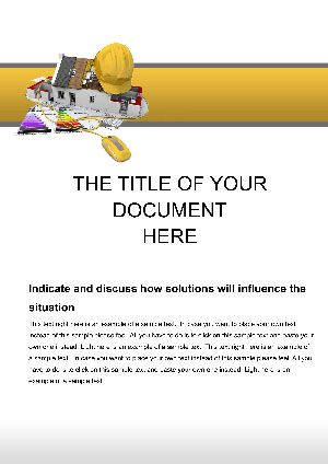 Home Design Word template