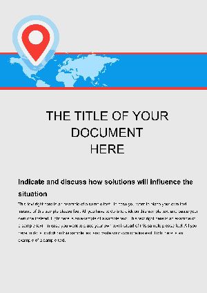 Place Delivery Word document template