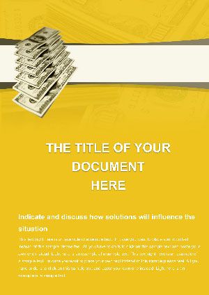 Dollars Money Sorting Word templates