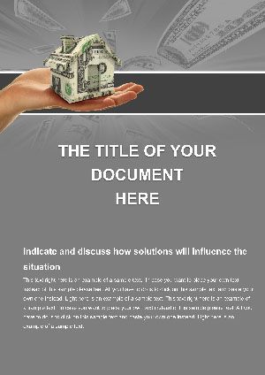 Value Home Word document template design