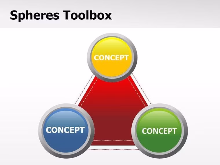 Spheres Keynote Shapes Template - Slide #4