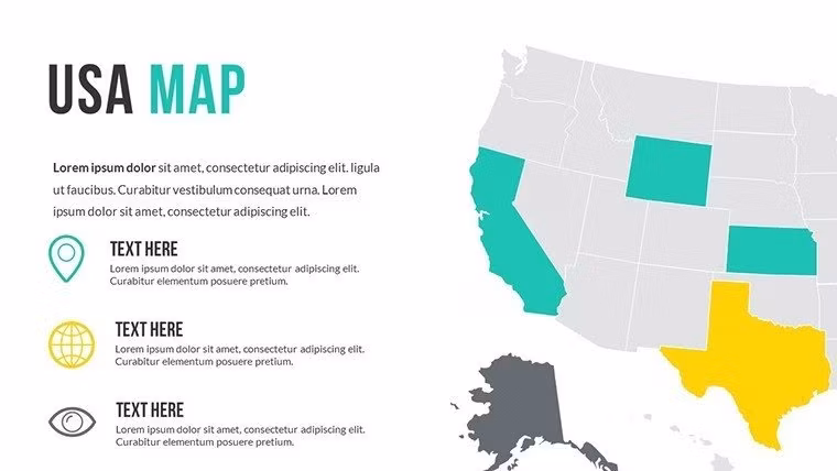 Editable World Maps PowerPoint Template - Slide #6