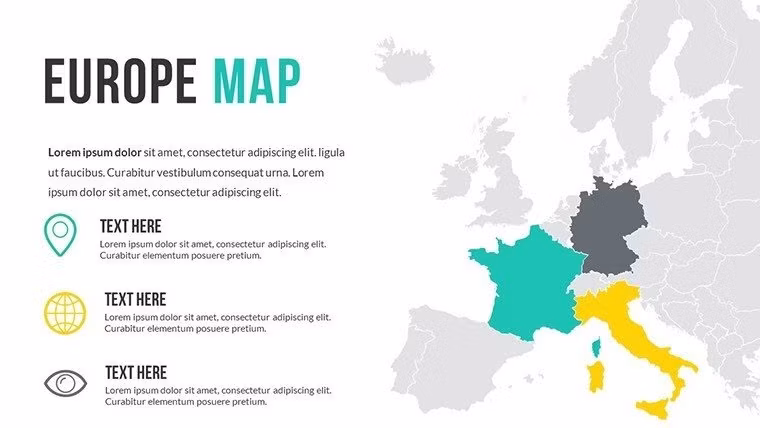 Editable World Maps PowerPoint Template - Slide #1