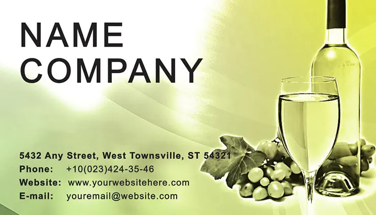 Wine industry Business Cards Templates