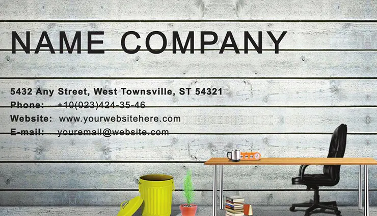 Workplace Business Card Template