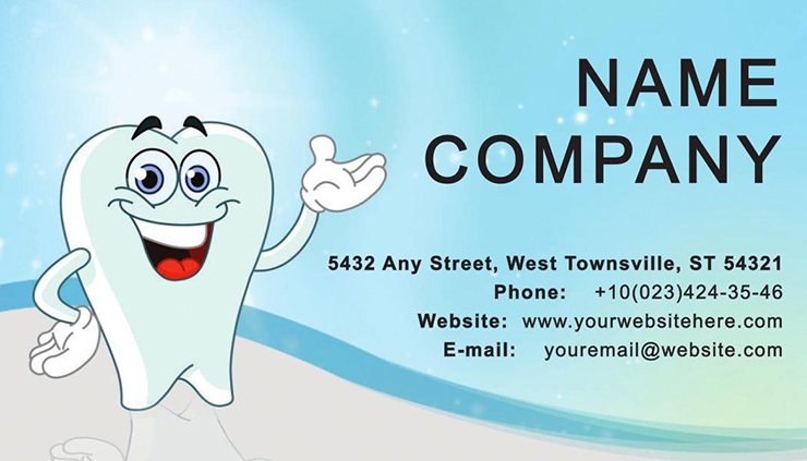 Happy Tooth Business Cards Templates