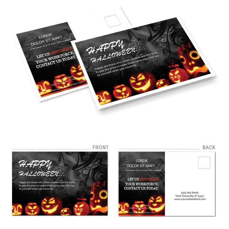 Witches Conjure Postcards template