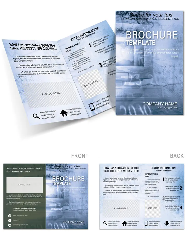 Network Administration Brochure template